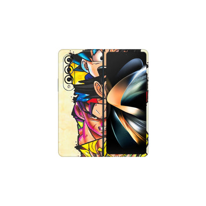 Samsung M/F/Note/Flip and C Phone Skins (All Models) - Angry Multi Anime - Matte Finish (M-113) Samsung Galaxy Z Fold 4