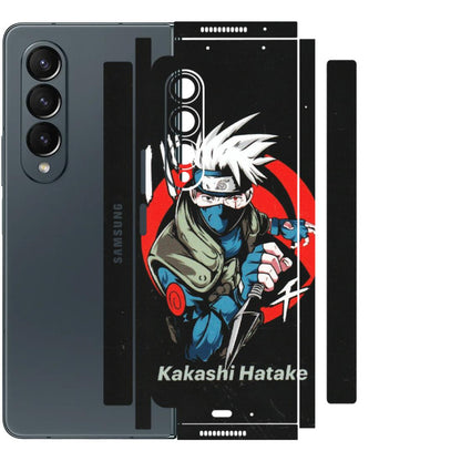Samsung M/F/Note/Flip and C Phone Skins (All Models) - Naruto Kakashi Hatake Killer - Matte Finish (M-114) Samsung Galaxy Z Fold 4