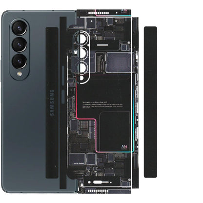 Samsung M/F/Note/Flip and C Phone Skins (All Models) - Motherboard Circuit Layout - Matte Finish (M-117) Samsung Galaxy Z Fold 4