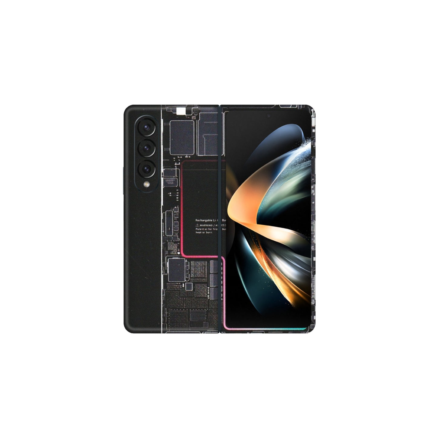Samsung M/F/Note/Flip and C Phone Skins (All Models) - Motherboard Circuit Layout - Matte Finish (M-117) Samsung Galaxy Z Fold 4