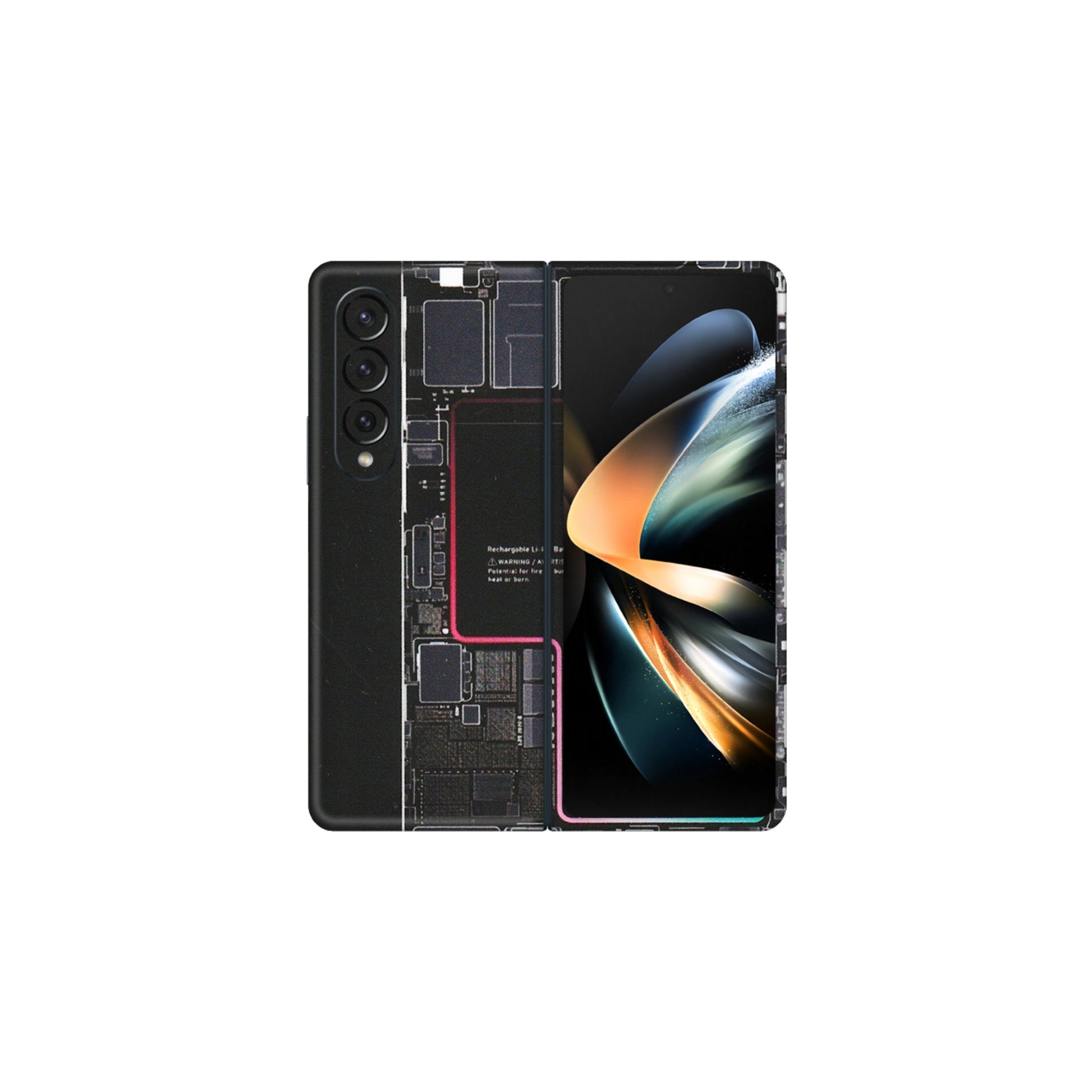 Samsung M/F/Note/Flip and C Phone Skins (All Models) - Motherboard Circuit Layout - Matte Finish (M-117) Samsung Galaxy Z Fold 4