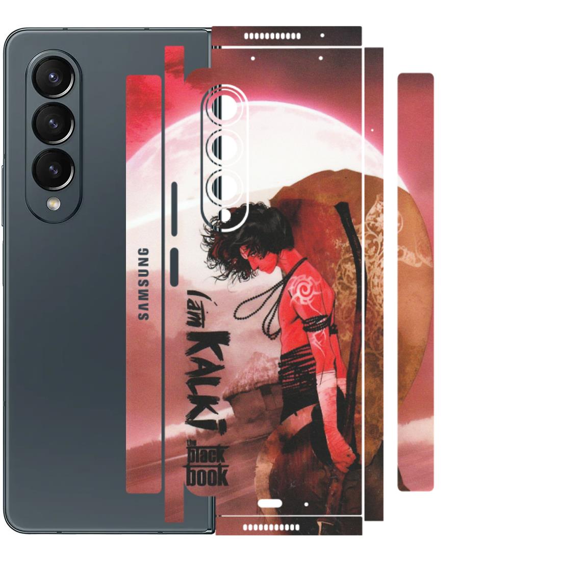 Samsung M/F/Note/Flip and C Phone Skins (All Models) - The Black Book Kalia Anime - Matte Finish (M-129) Samsung Galaxy Z Fold 4