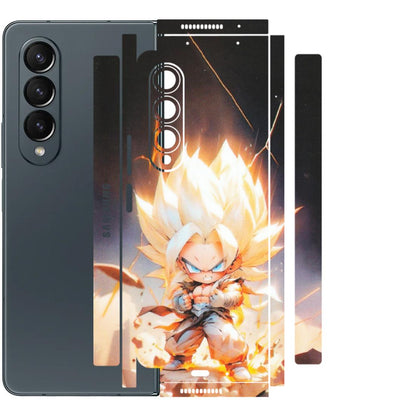 Samsung M/F/Note/Flip and C Phone Skins (All Models) - Goku Dragon Cute Anime - Matte Finish (M-131) Samsung Galaxy Z Fold 4