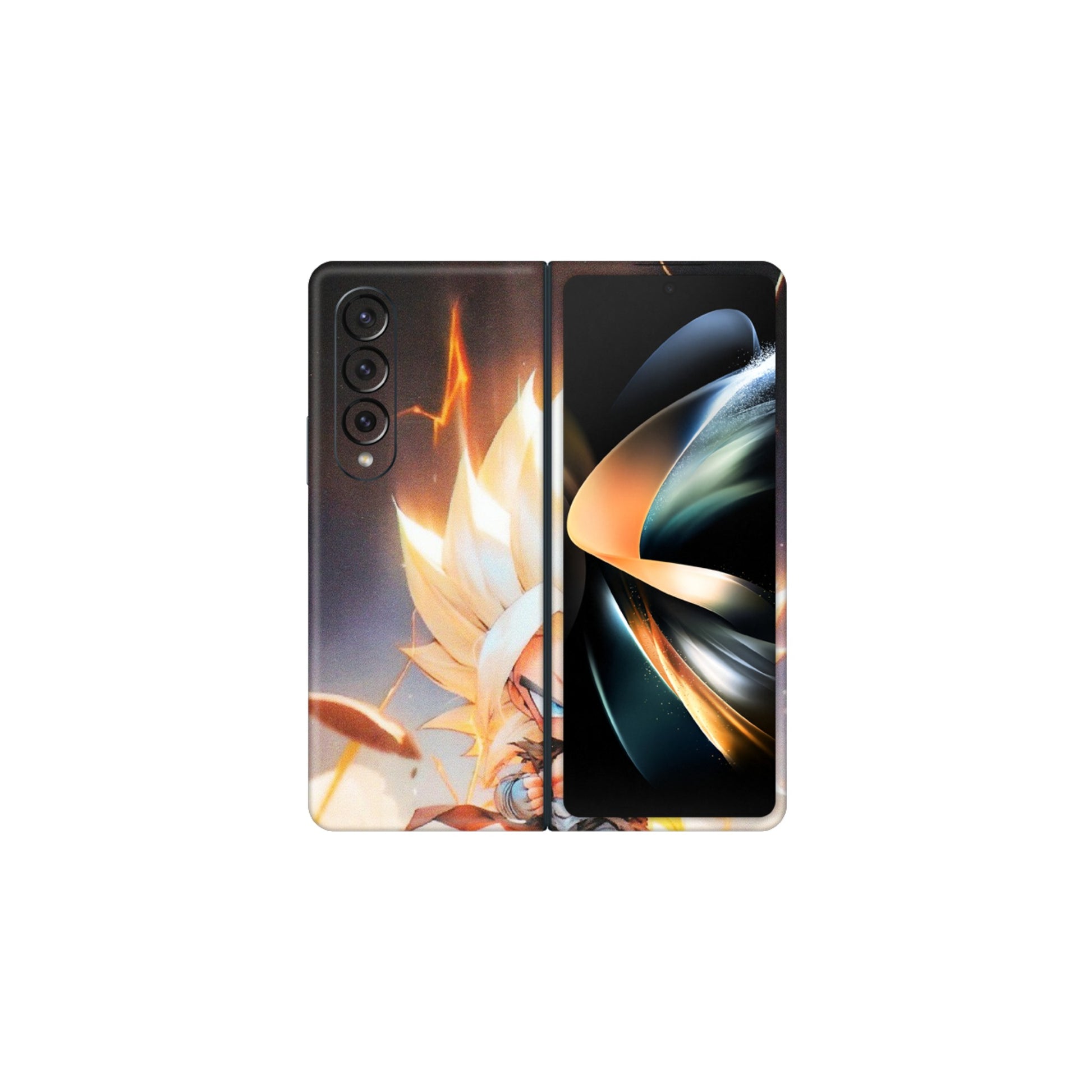 Samsung M/F/Note/Flip and C Phone Skins (All Models) - Goku Dragon Cute Anime - Matte Finish (M-131) Samsung Galaxy Z Fold 4