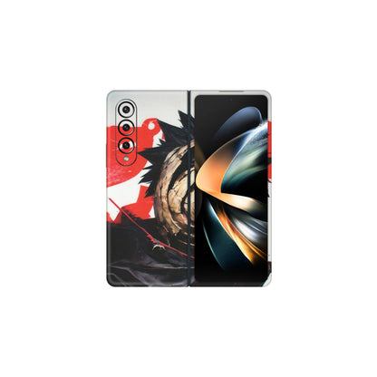 Samsung M/F/Note/Flip and C Phone Skins (All Models) - Obito Uchiha Cool Anime - Matte Finish (M-134) Samsung Galaxy Z Fold 4