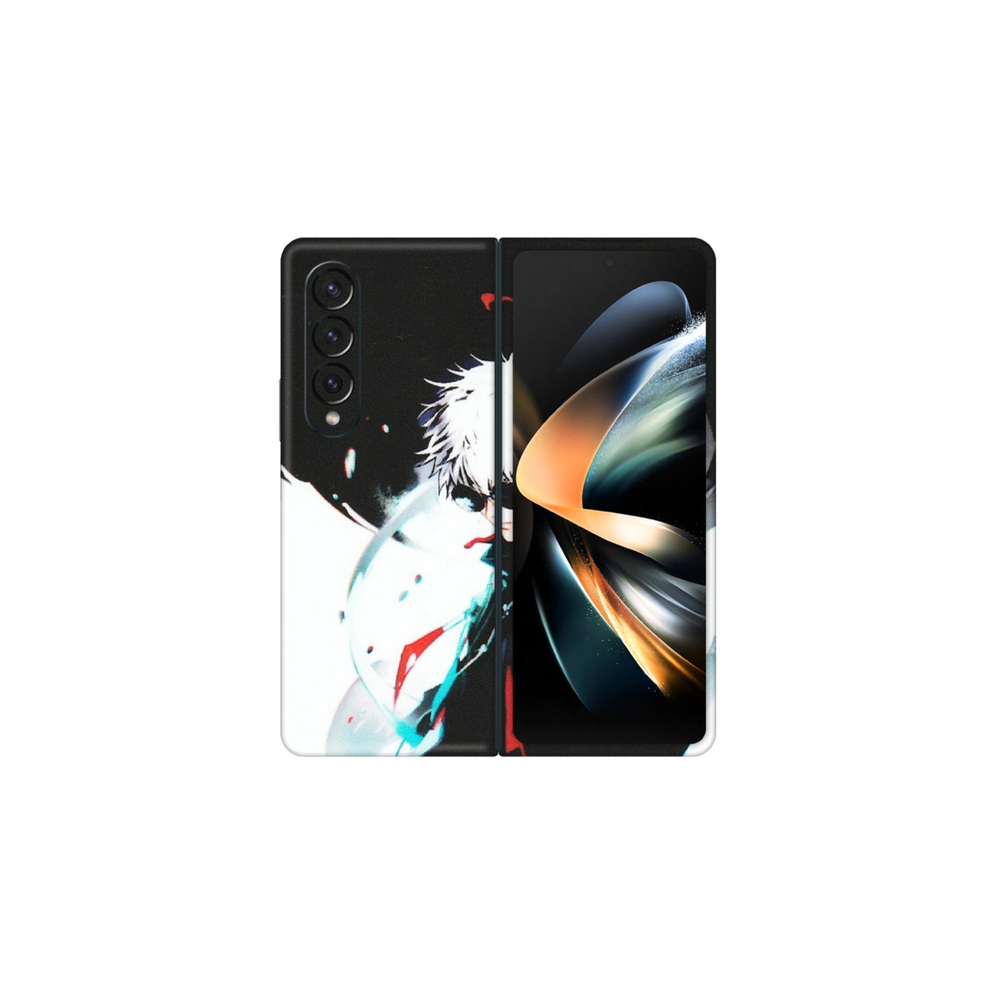 Samsung M/F/Note/Flip and C Phone Skins (All Models) - Gojo Powerful Charater Kaisen Anime - Matte Finish (M-144) Samsung Galaxy Z Fold 4
