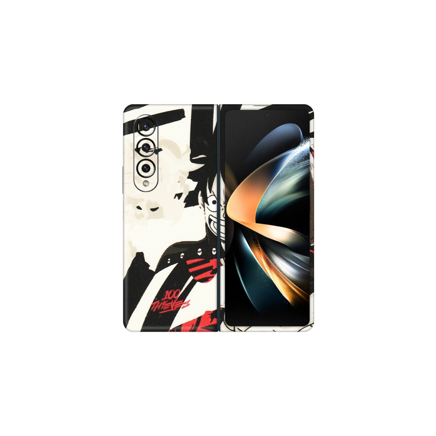 Samsung M/F/Note/Flip and C Phone Skins (All Models) - Monkey D.Luffy Manga Anime - Matte Finish (M-145) Samsung Galaxy Z Fold 4