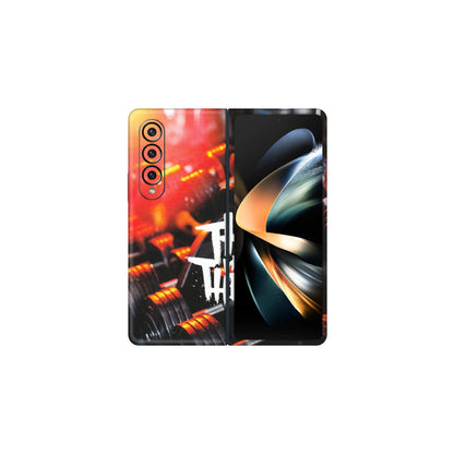 Samsung M/F/Note/Flip and C Phone Skins (All Models) - GYM Lover Therapy - Matte Finish (M-160) Samsung Galaxy Z Fold 4