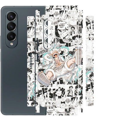 Samsung M/F/Note/Flip and C Phone Skins (All Models) - One Piece Comic - Matte Finish (M-168) Samsung Galaxy Z Fold 4