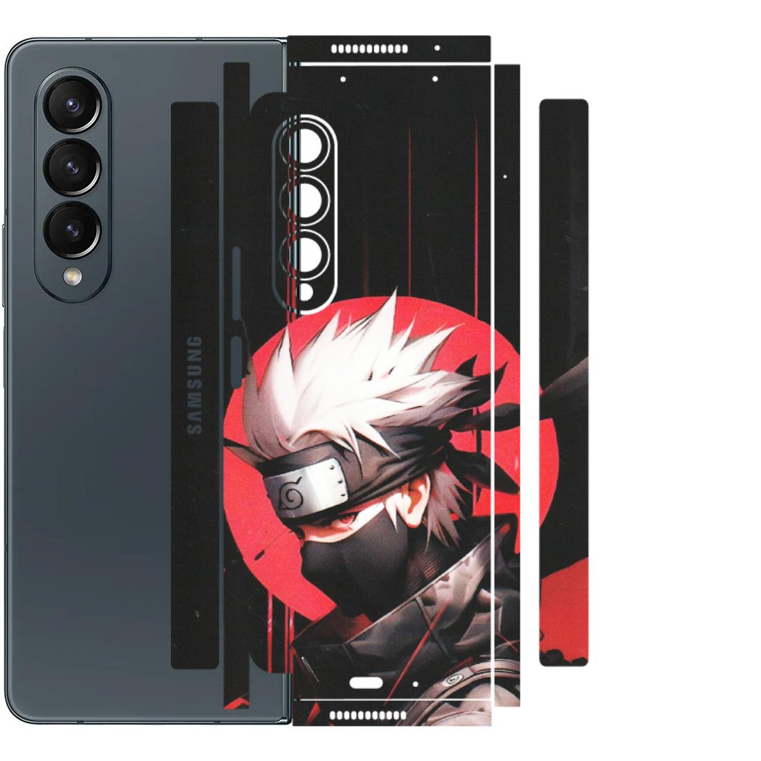 Samsung M/F/Note/Flip and C Phone Skins (All Models) - Naruto Anime Blood - Matte Finish (M-170) Samsung Galaxy Z Fold 4