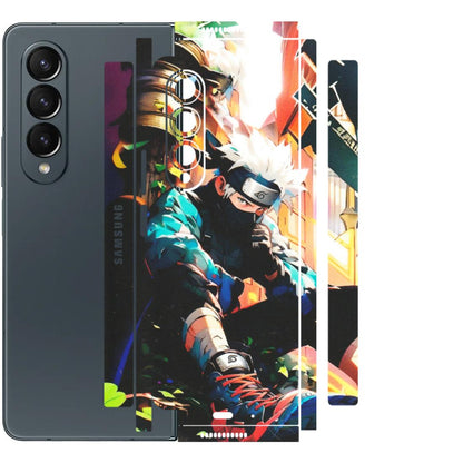 Samsung M/F/Note/Flip and C Phone Skins (All Models) - Ash & Pikachu - Matte Finish (M-26) Samsung Galaxy Z Fold 4
