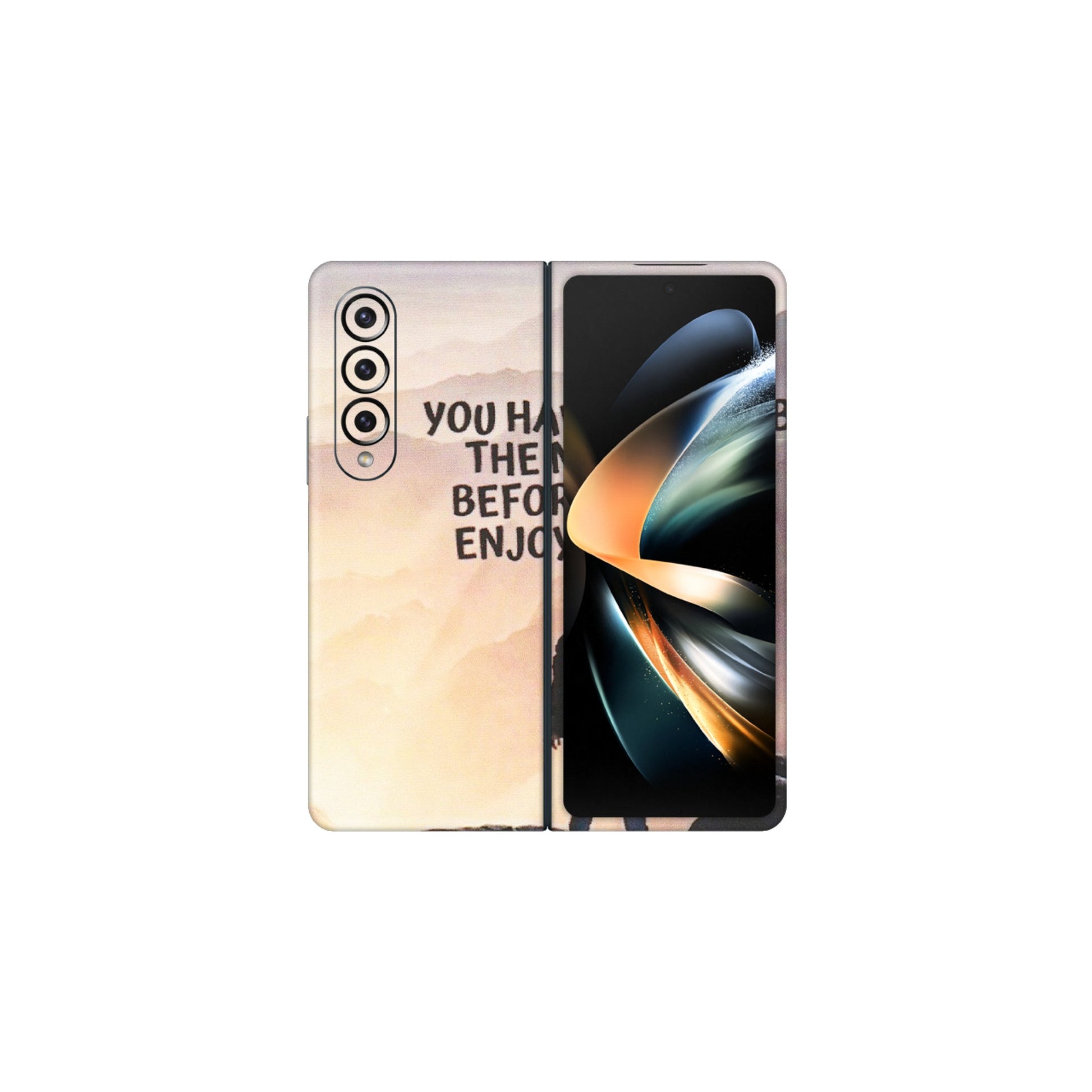 Samsung M/F/Note/Flip and C Phone Skins (All Models) - Motivational Hiking Mountain - Matte Finish (M-28) Samsung Galaxy Z Fold 4