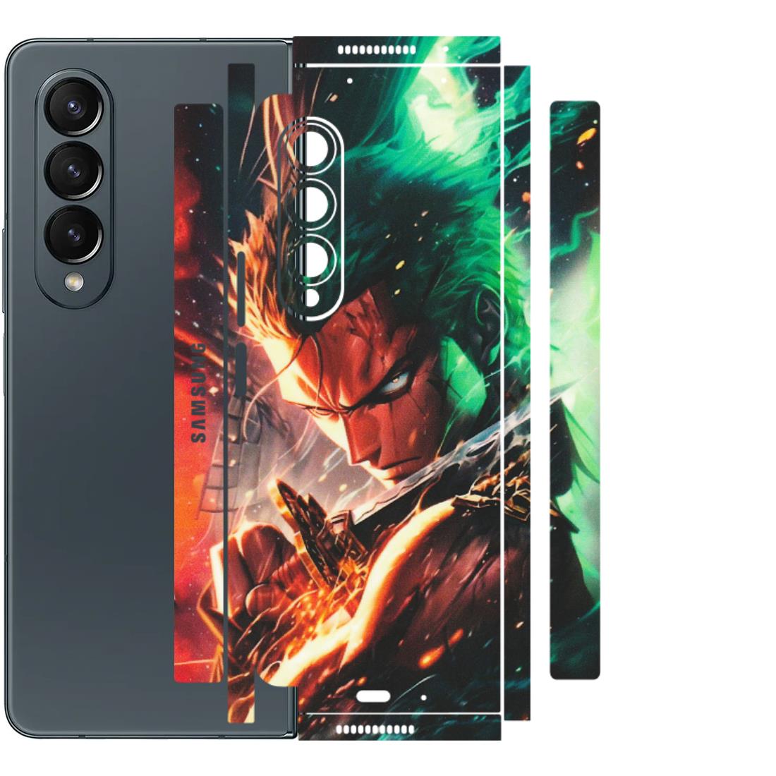 Samsung M/F/Note/Flip and C Phone Skins (All Models) - Anime Gojo Sword - Matte Finish (M-32) Samsung Galaxy Z Fold 4