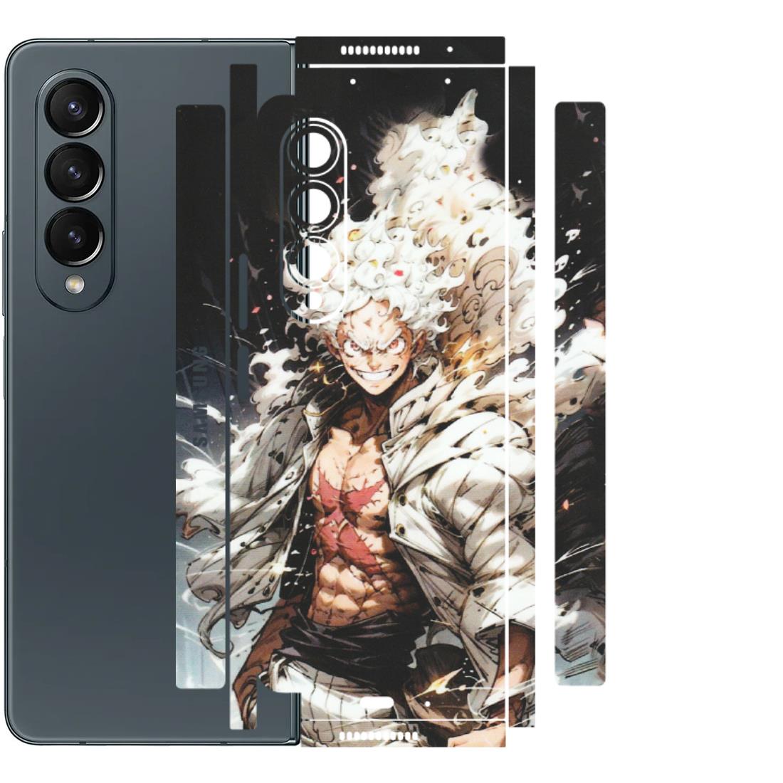 Samsung M/F/Note/Flip and C Phone Skins (All Models) - Anime Angry Classy Character - Matte Finish (M-34) Samsung Galaxy Z Fold 4