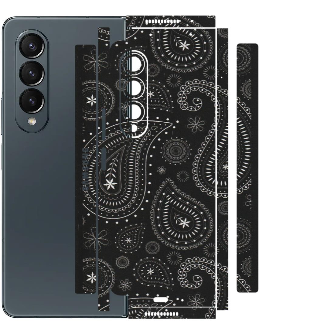 Samsung M/F/Note/Flip and C Phone Skins (All Models) - Black Sober Kerry - Matte Finish (M-37) Samsung Galaxy Z Fold 4