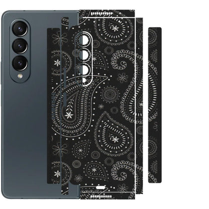 Samsung M/F/Note/Flip and C Phone Skins (All Models) - Black Sober Kerry - Matte Finish (M-37) Samsung Galaxy Z Fold 4