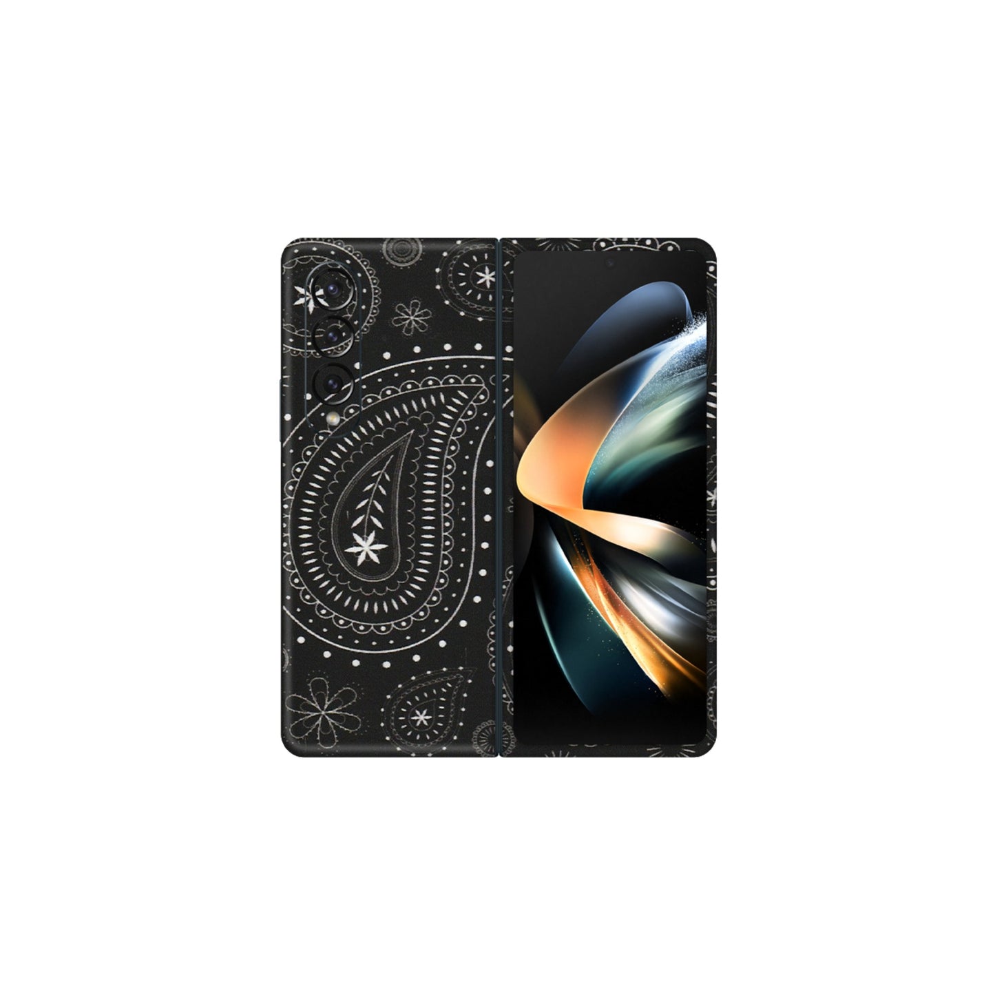 Samsung M/F/Note/Flip and C Phone Skins (All Models) - Black Sober Kerry - Matte Finish (M-37) Samsung Galaxy Z Fold 4