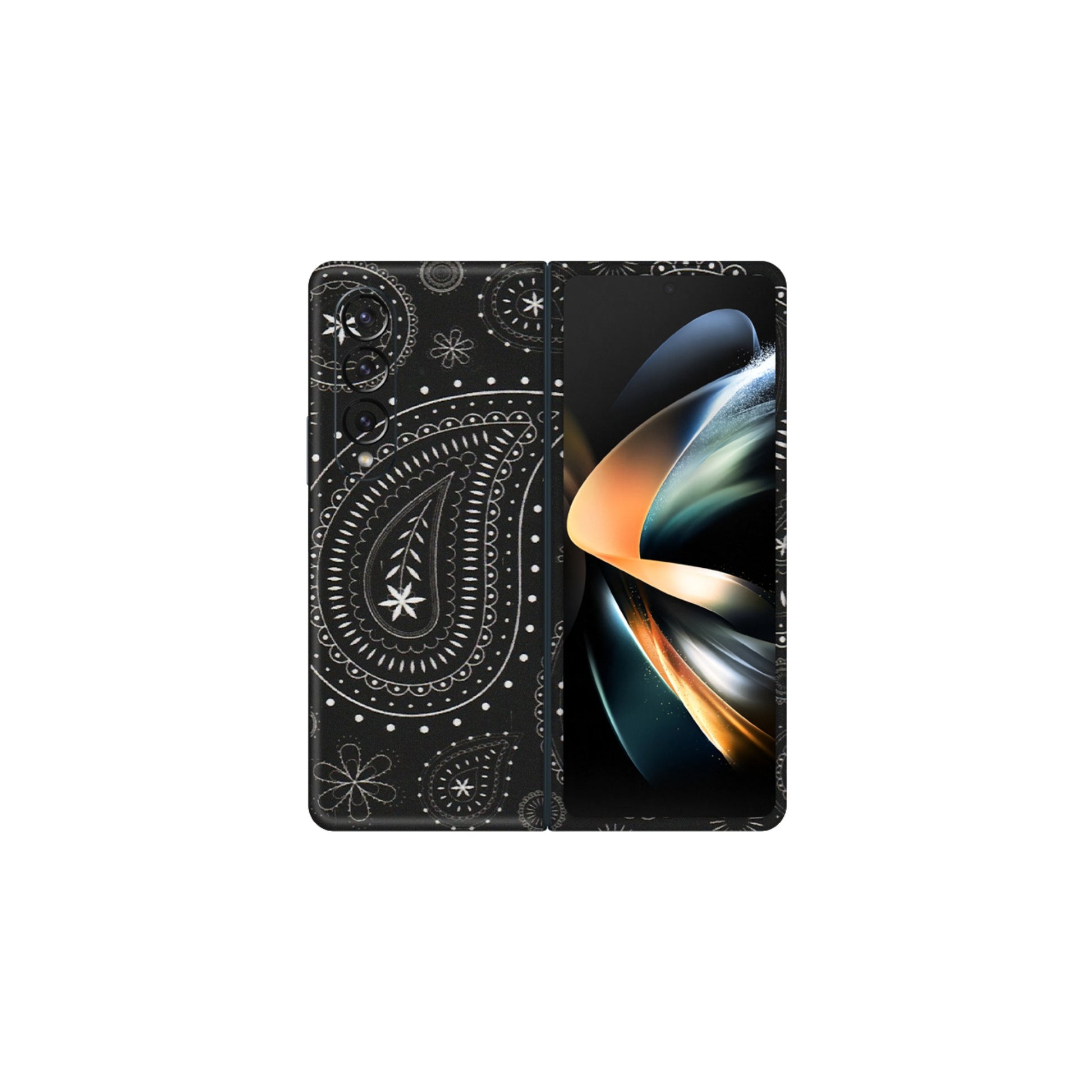 Samsung M/F/Note/Flip and C Phone Skins (All Models) - Black Sober Kerry - Matte Finish (M-37) Samsung Galaxy Z Fold 4