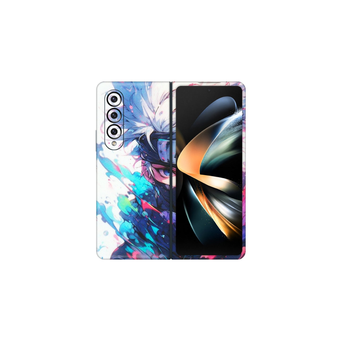 Samsung M/F/Note/Flip and C Phone Skins (All Models) - Naruto Face Mask - Matte Finish (M-03) Samsung Galaxy Z Fold 4