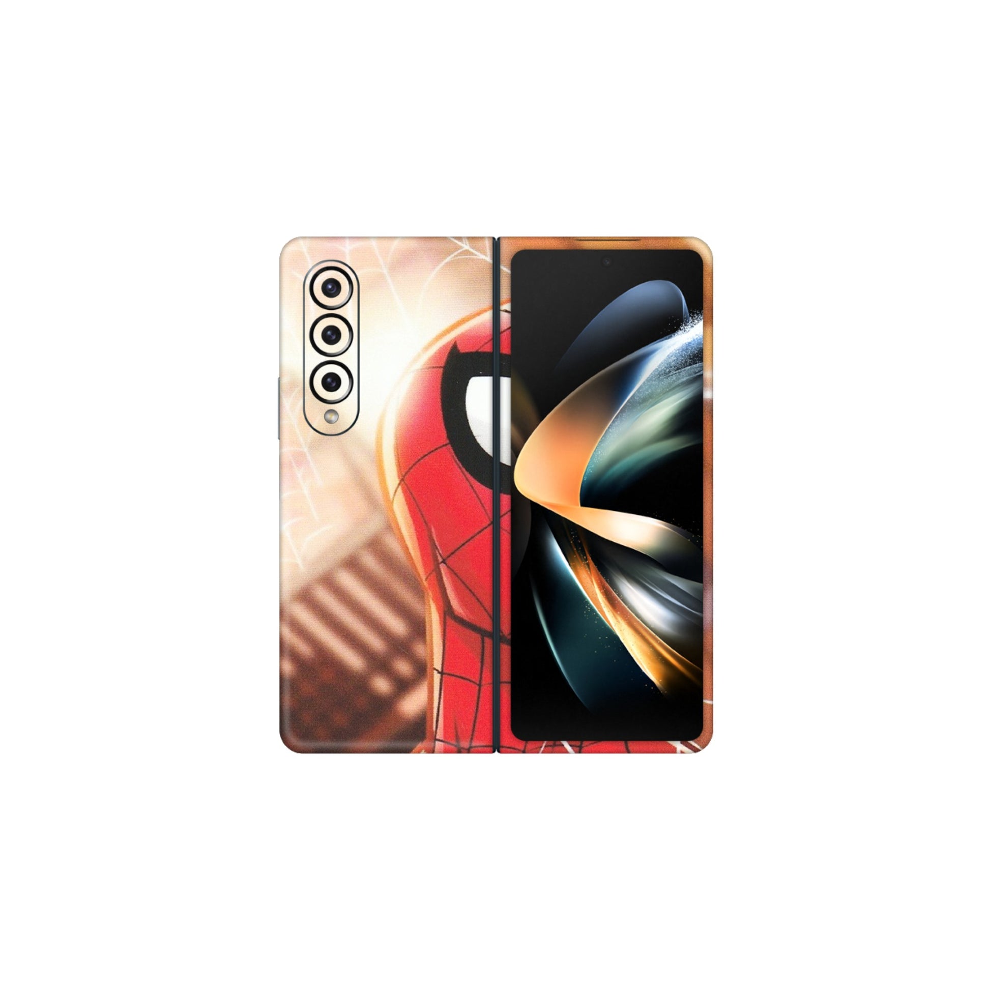 Samsung M/F/Note/Flip and C Phone Skins (All Models) - Spiderman Face New - Matte Finish (M-41) Samsung Galaxy Z Fold 4