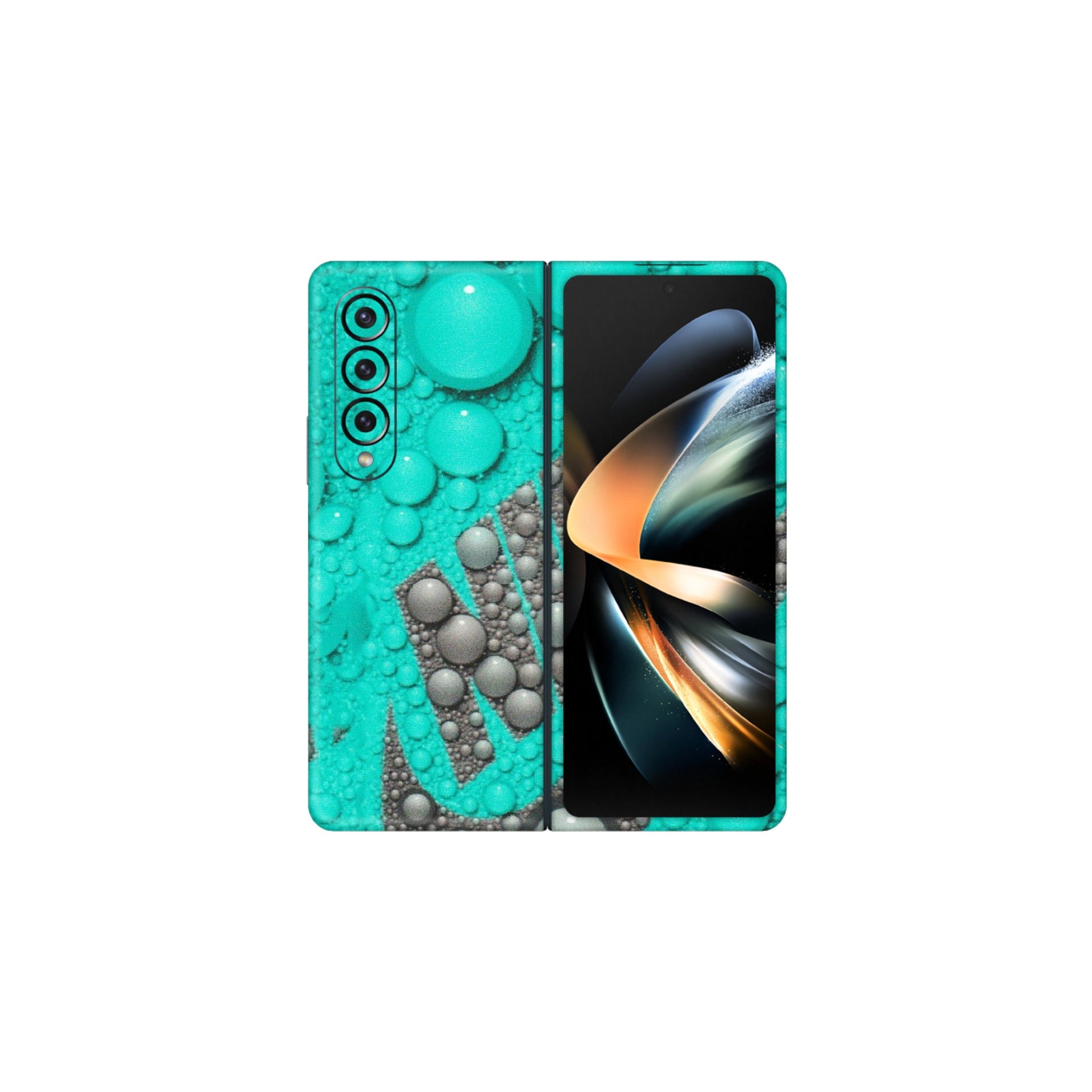Samsung M/F/Note/Flip and C Phone Skins (All Models) - Shoe Brand Bubbles - Matte Finish (M-42) Samsung Galaxy Z Fold 4