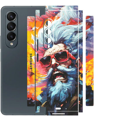 Samsung M/F/Note/Flip and C Phone Skins (All Models) - Daddy Cool Character - Matte Finish (M-43) Samsung Galaxy Z Fold 4