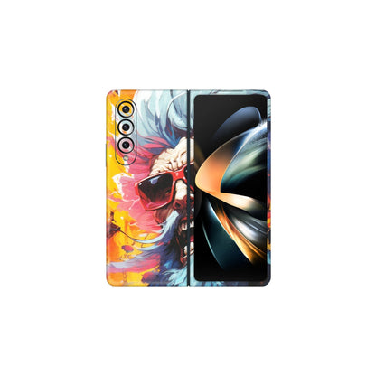 Samsung M/F/Note/Flip and C Phone Skins (All Models) - Daddy Cool Character - Matte Finish (M-43) Samsung Galaxy Z Fold 4