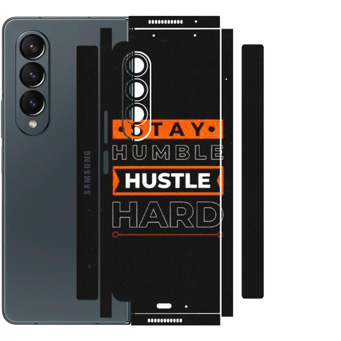 Samsung M/F/Note/Flip and C Phone Skins (All Models) - Stay Humble Stay Hard - Matte Finish (M-48) Samsung Galaxy Z Fold 4