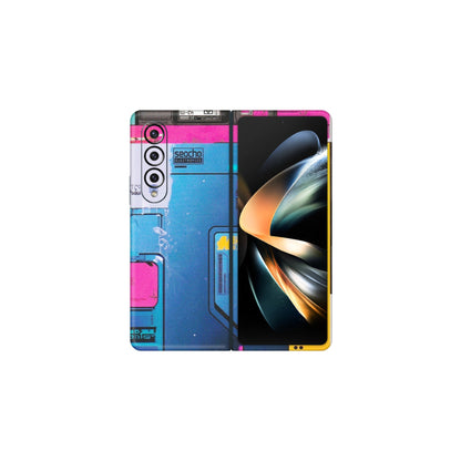 Samsung M/F/Note/Flip and C Phone Skins (All Models) - Colourfull Motherboard Internals - Matte Finish (M-55) Samsung Galaxy Z Fold 4