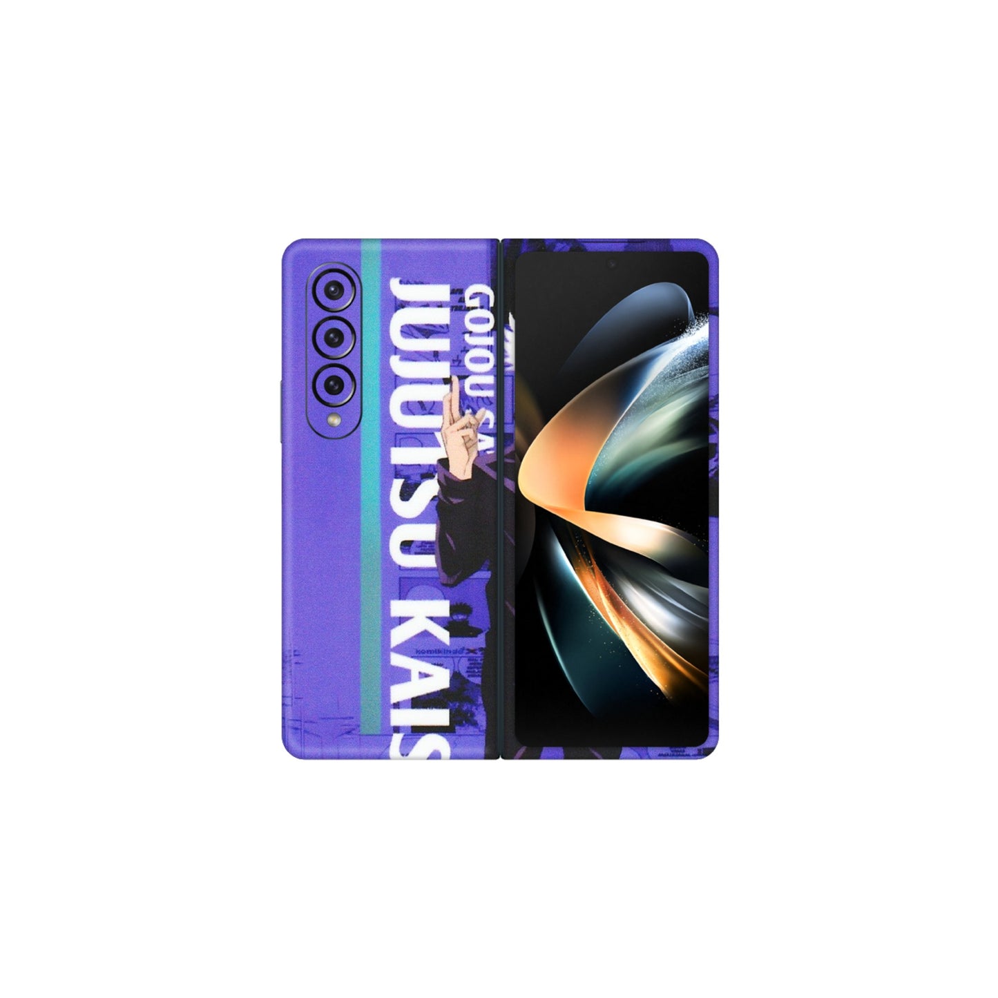 Samsung M/F/Note/Flip and C Phone Skins (All Models) - Jujutsu Kaisen Gojo - Matte Finish (M-05) Samsung Galaxy Z Fold 4