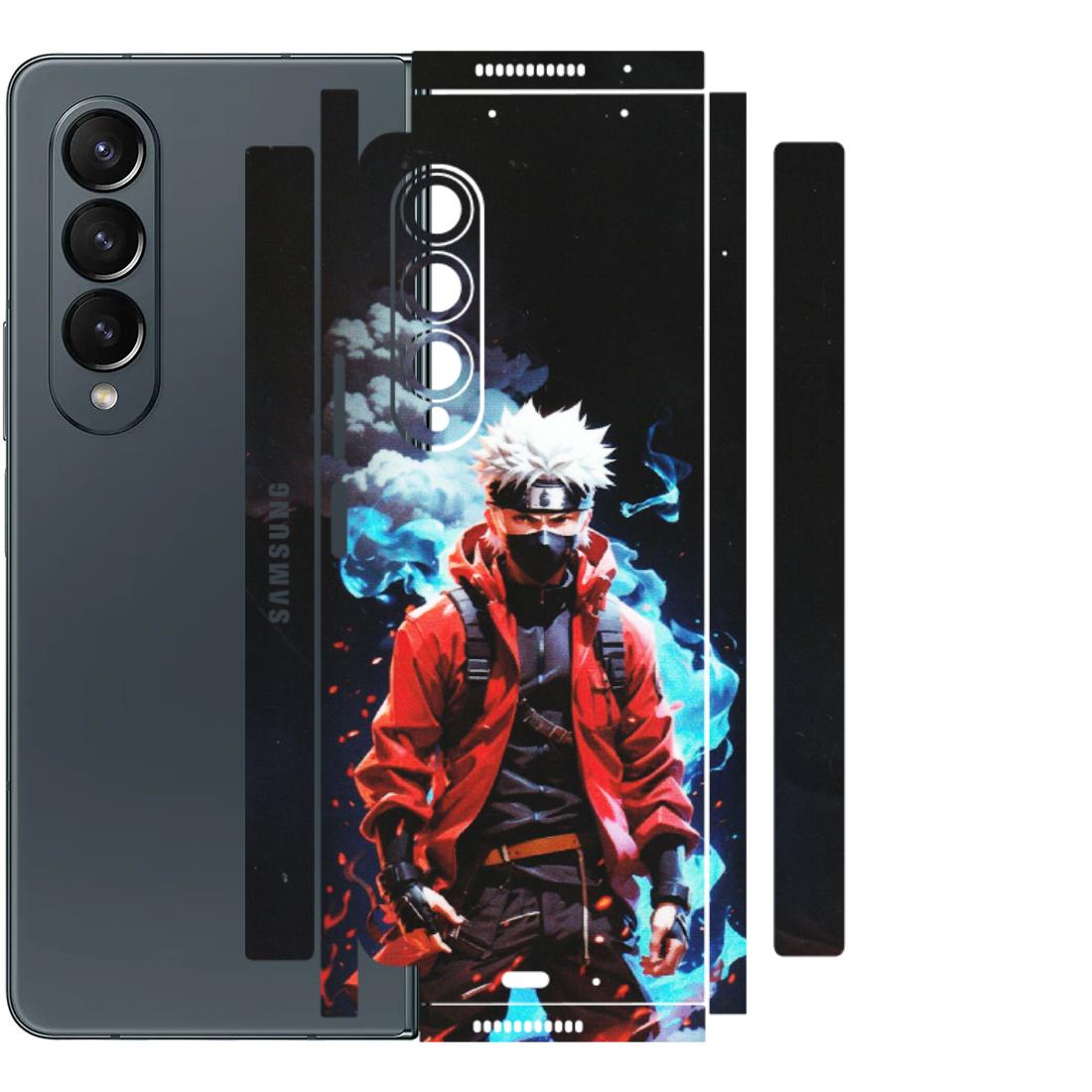 Samsung M/F/Note/Flip and C Phone Skins (All Models) - Kakashi Hatake Naruto - Matte Finish (M-60) Samsung Galaxy Z Fold 4