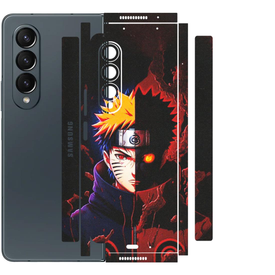 Samsung M/F/Note/Flip and C Phone Skins (All Models) - Naruto X Evil - Matte Finish (M-70) Samsung Galaxy Z Fold 4