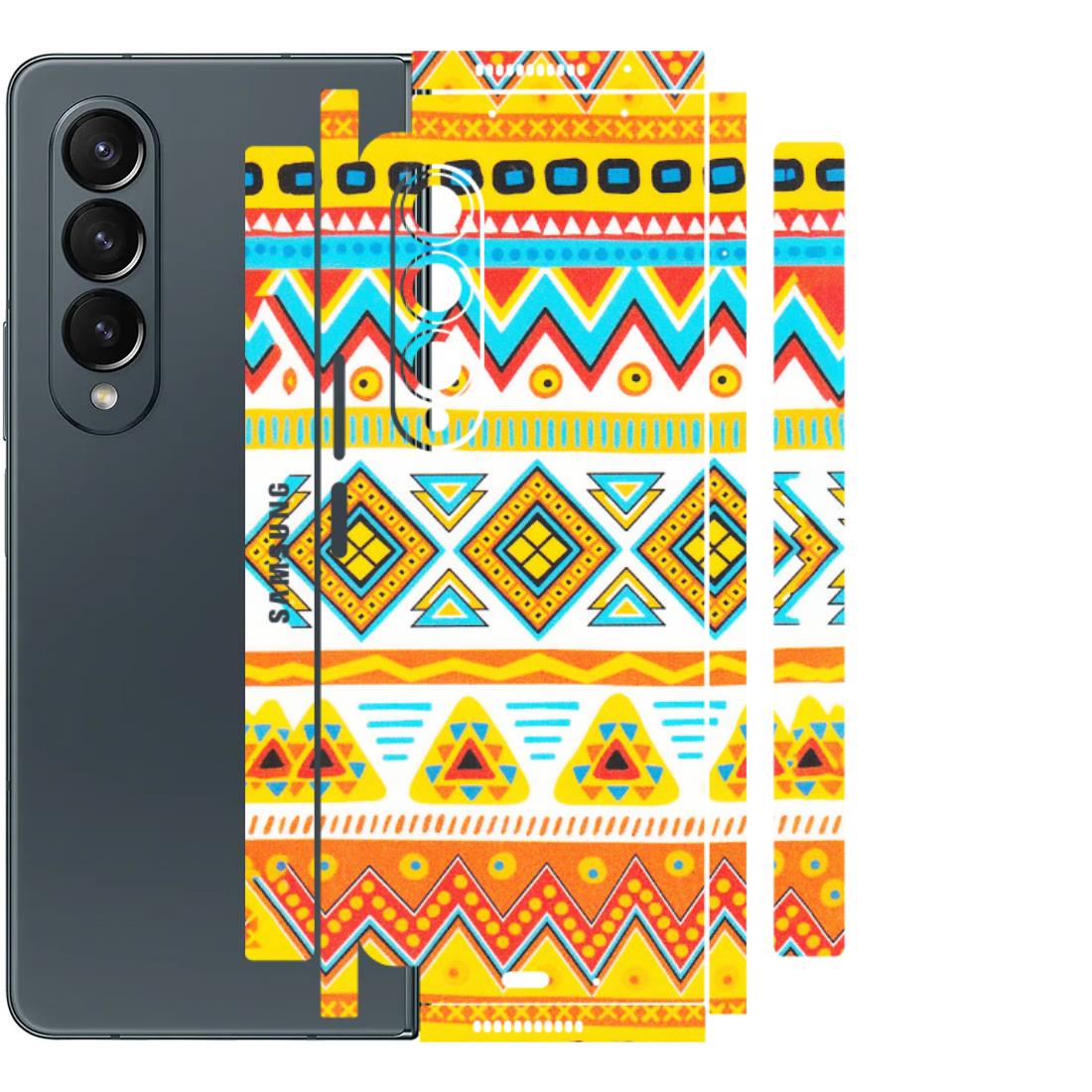 Samsung M/F/Note/Flip and C Phone Skins (All Models) - Mexican Abstract - Matte Finish (M-71) Samsung Galaxy Z Fold 4