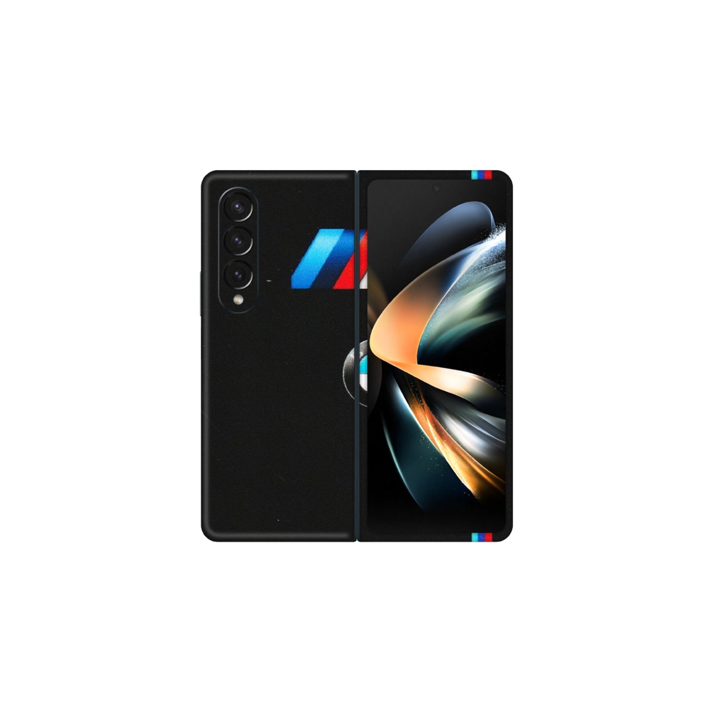 Samsung M/F/Note/Flip and C Phone Skins (All Models) - Styling With Black BMW - Matte Finish (M-74) Samsung Galaxy Z Fold 4