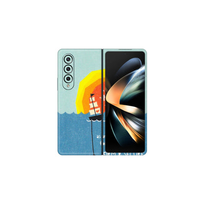 Samsung M/F/Note/Flip and C Phone Skins (All Models) - A Beautiful Sunset of Hope - Matte Finish (M-75) Samsung Galaxy Z Fold 4