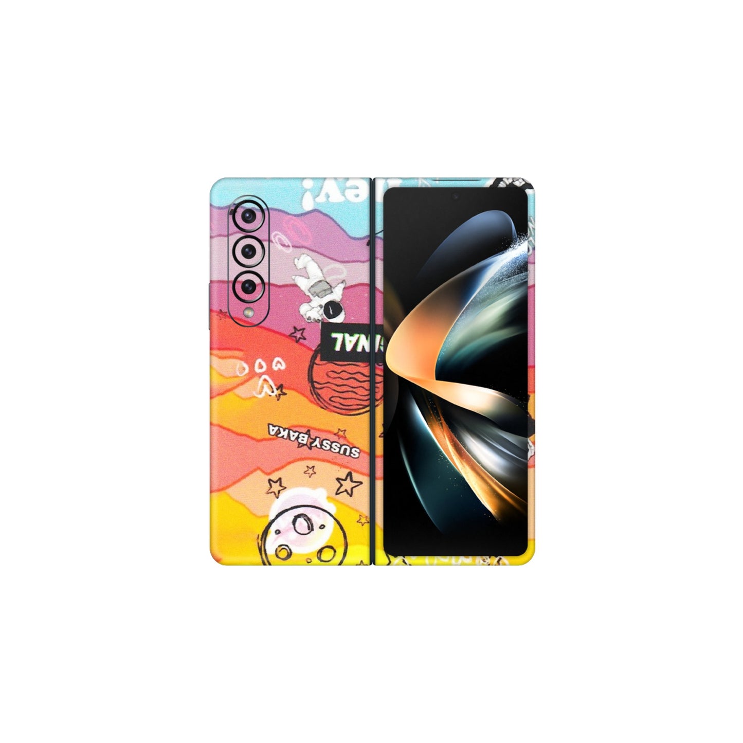 Samsung M/F/Note/Flip and C Phone Skins (All Models) - The Original Astronaut - Matte Finish (M-79) Samsung Galaxy Z Fold 4