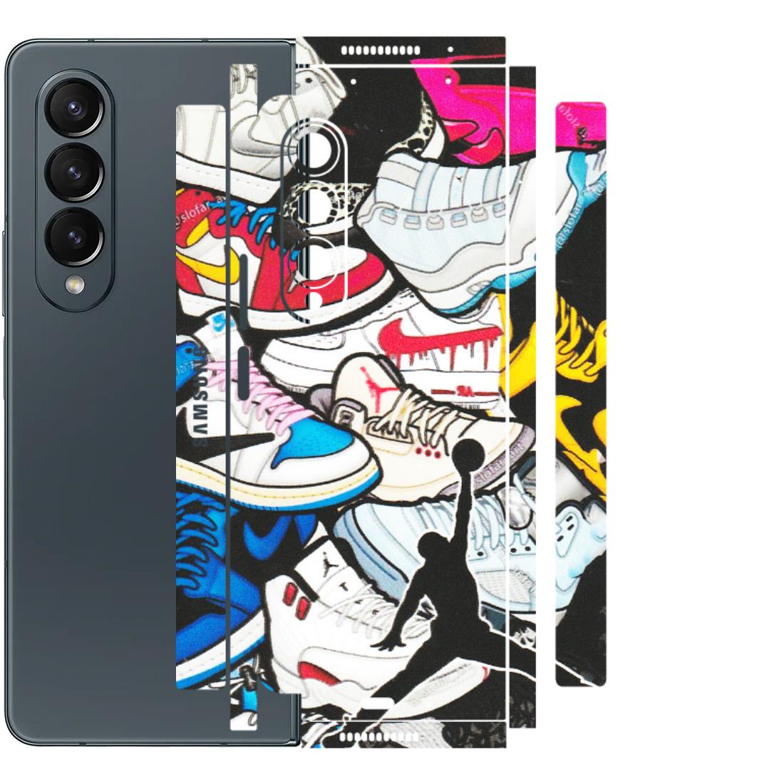 Samsung M/F/Note/Flip and C Phone Skins (All Models) - Jordan Sneakers Fan - Matte Finish (M-80) Samsung Galaxy Z Fold 4