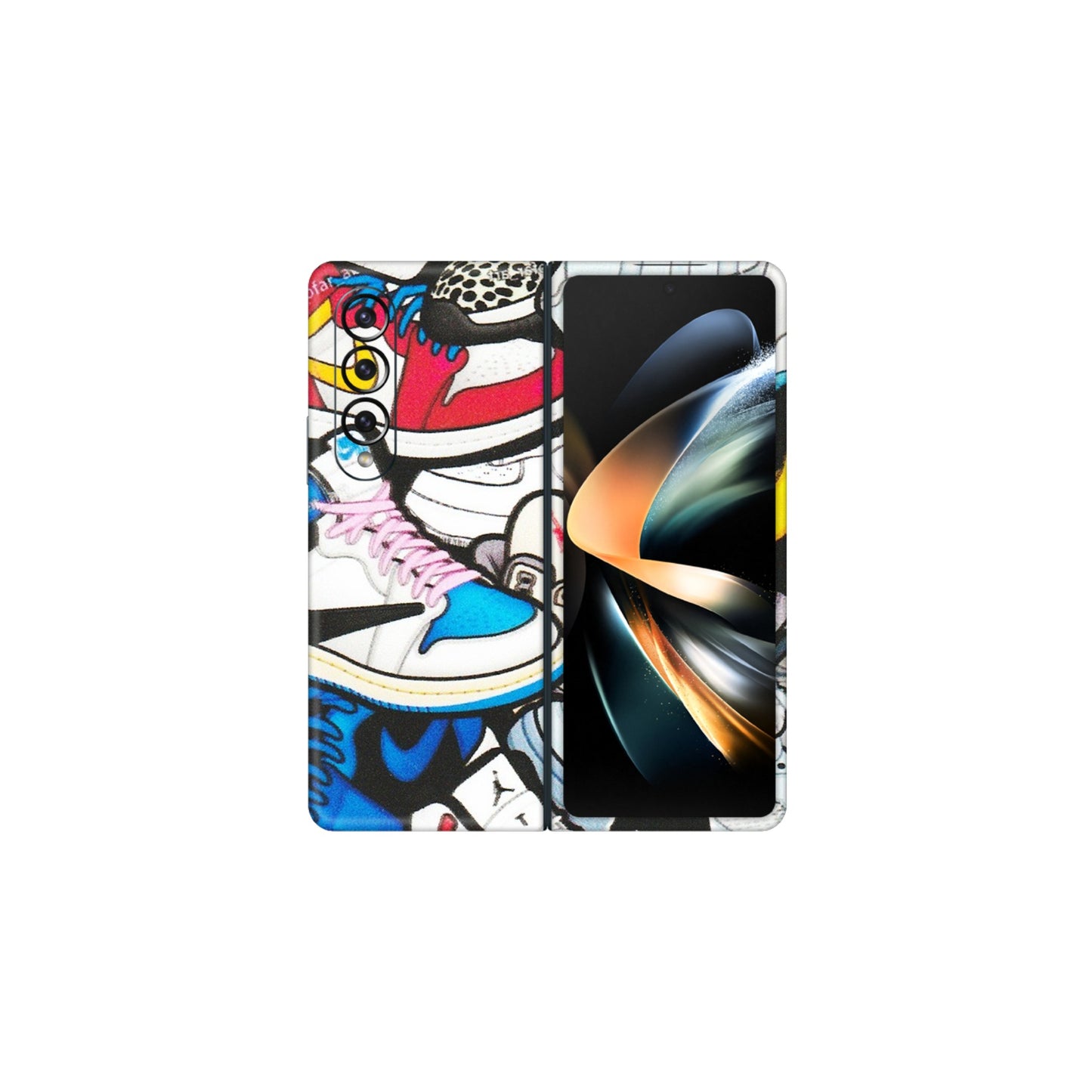 Samsung M/F/Note/Flip and C Phone Skins (All Models) - Jordan Sneakers Fan - Matte Finish (M-80) Samsung Galaxy Z Fold 4