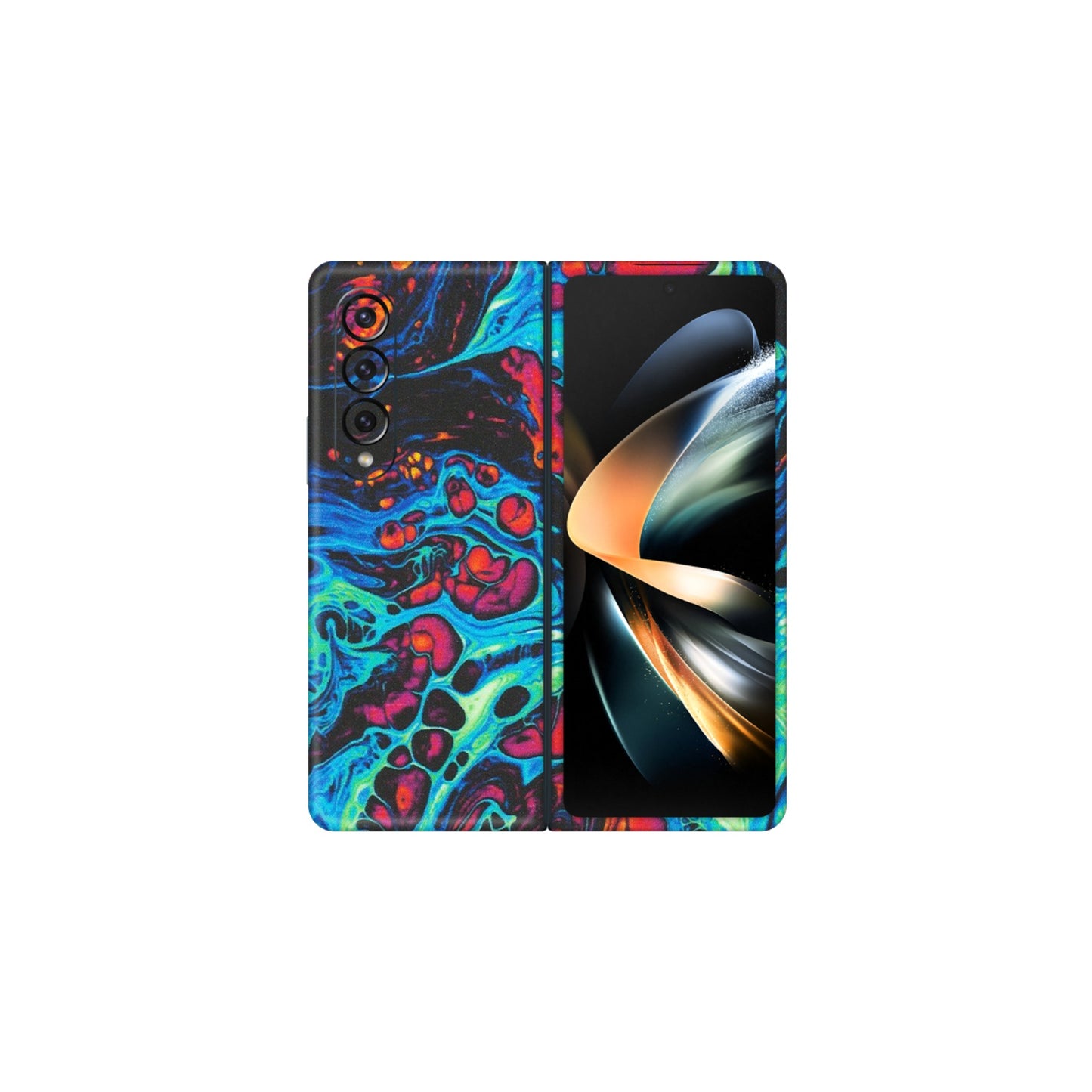 Samsung M/F/Note/Flip and C Phone Skins (All Models) - Majestic Galactic Marbel - Matte Finish (M-85) Samsung Galaxy Z Fold 4