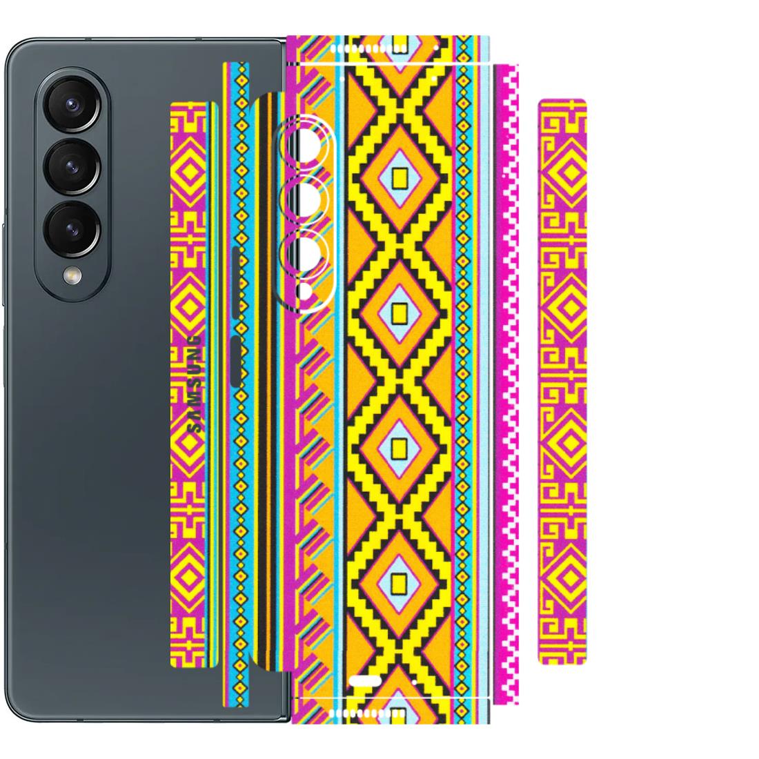 Samsung M/F/Note/Flip and C Phone Skins (All Models) - Thai illustration - Matte Finish (M-89) Samsung Galaxy Z Fold 4