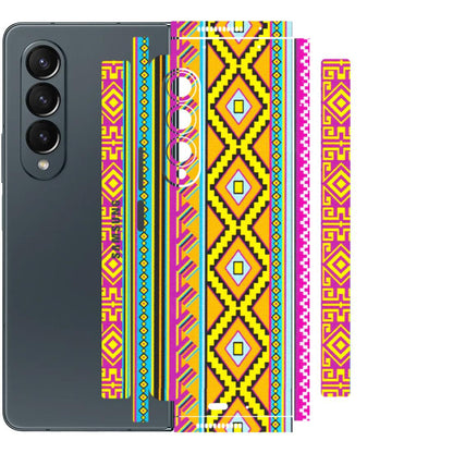 Samsung M/F/Note/Flip and C Phone Skins (All Models) - Thai illustration - Matte Finish (M-89) Samsung Galaxy Z Fold 4