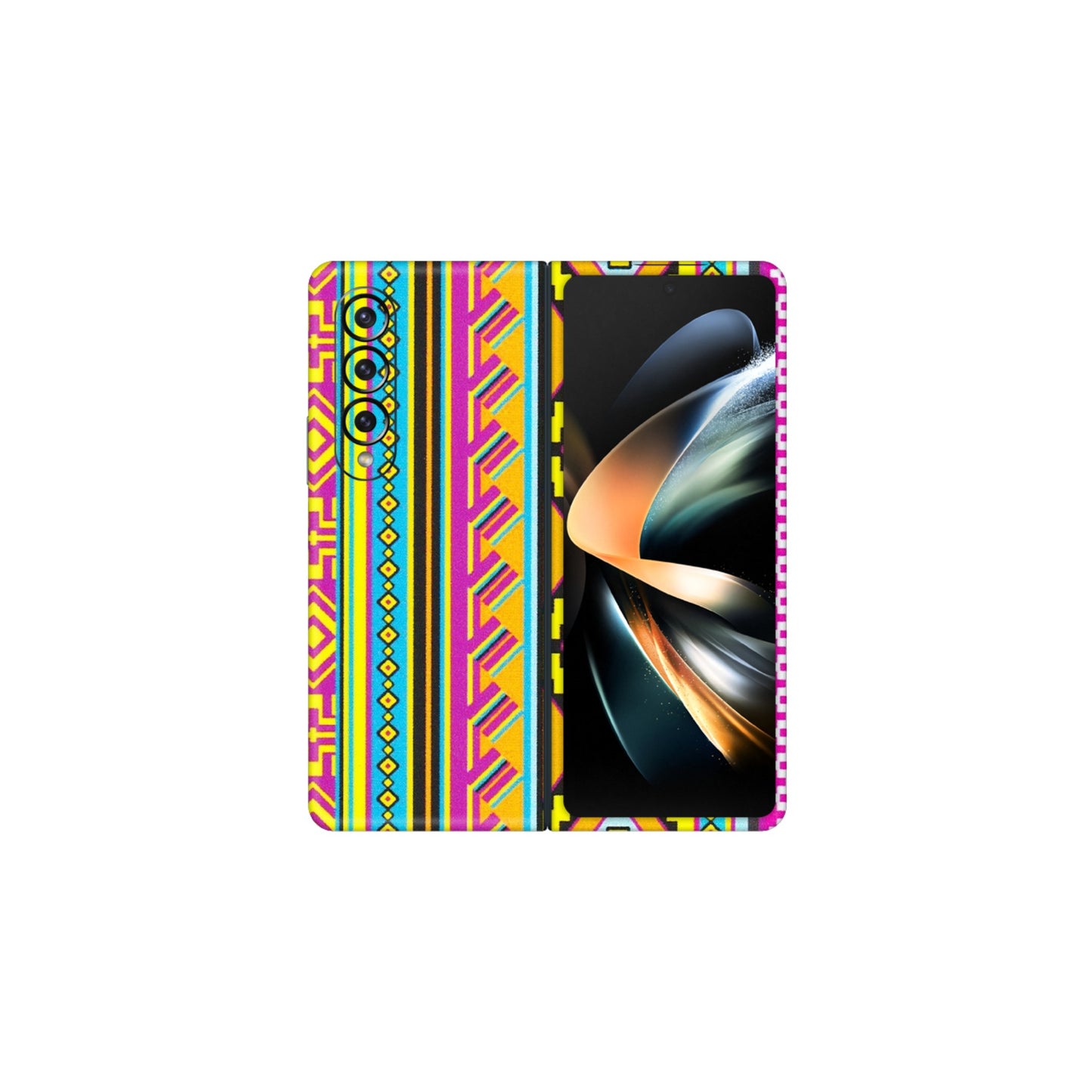 Samsung M/F/Note/Flip and C Phone Skins (All Models) - Thai illustration - Matte Finish (M-89) Samsung Galaxy Z Fold 4