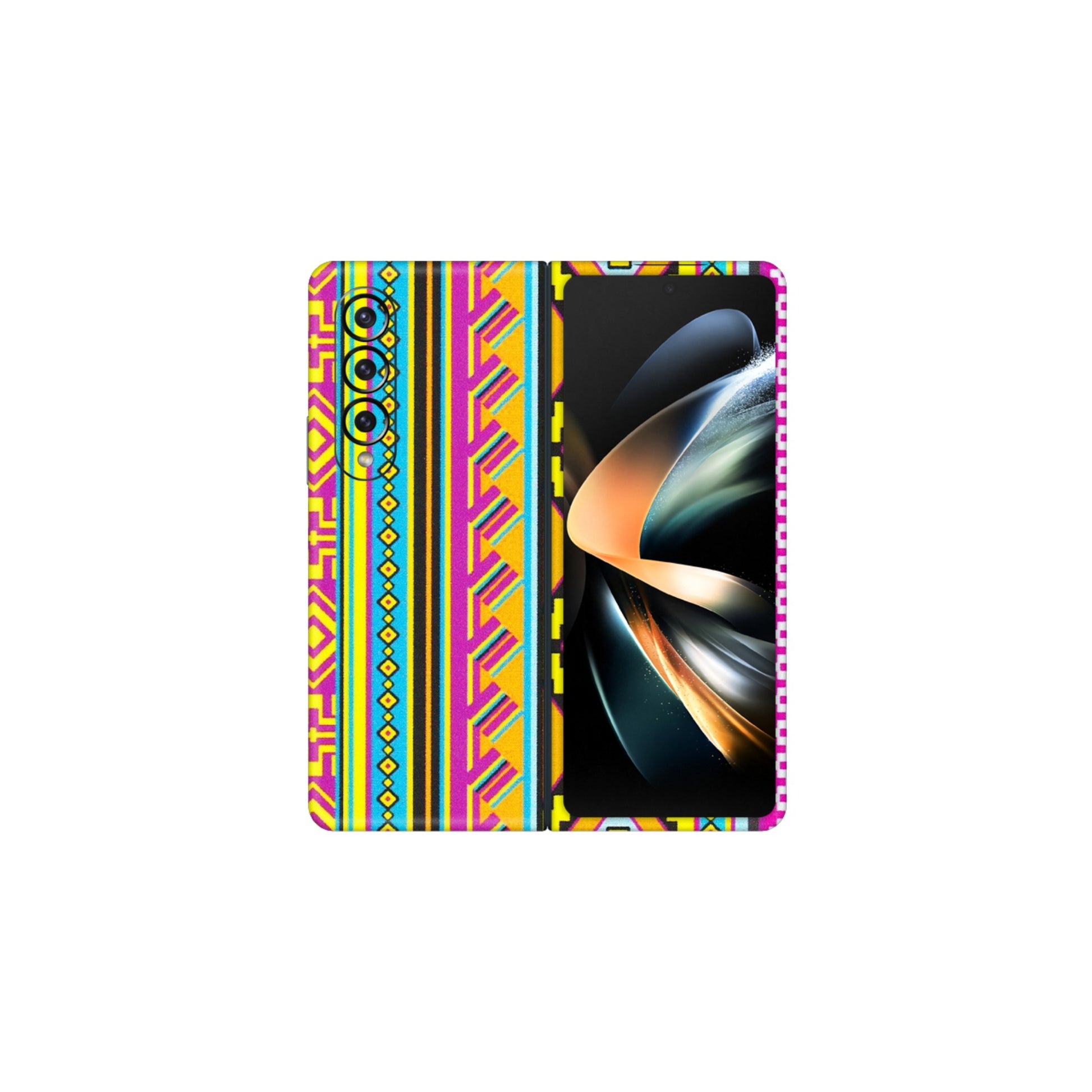 Samsung M/F/Note/Flip and C Phone Skins (All Models) - Thai illustration - Matte Finish (M-89) Samsung Galaxy Z Fold 4