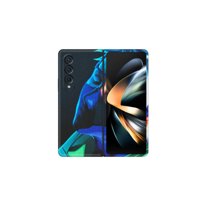 Samsung M/F/Note/Flip and C Phone Skins (All Models) - Evil Anime Look - Matte Finish (M-90) Samsung Galaxy Z Fold 4