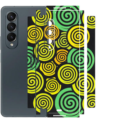 Samsung M/F/Note/Flip and C Phone Skins (All Models) - Crazy Spiral - Matte Finish (M-91) Samsung Galaxy Z Fold 4