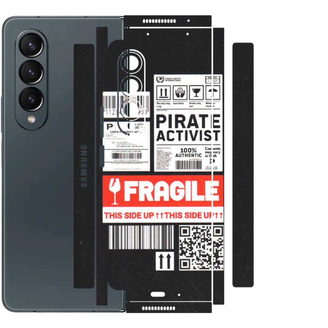 Samsung M/F/Note/Flip and C Phone Skins (All Models) - Handle With Care - Matte Finish (M-99) Samsung Galaxy Z Fold 4