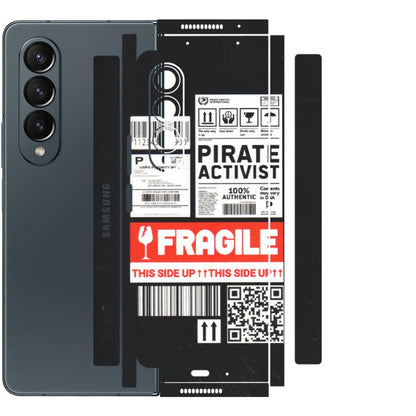 Samsung M/F/Note/Flip and C Phone Skins (All Models) - Handle With Care - Matte Finish (M-99) Samsung Galaxy Z Fold 4