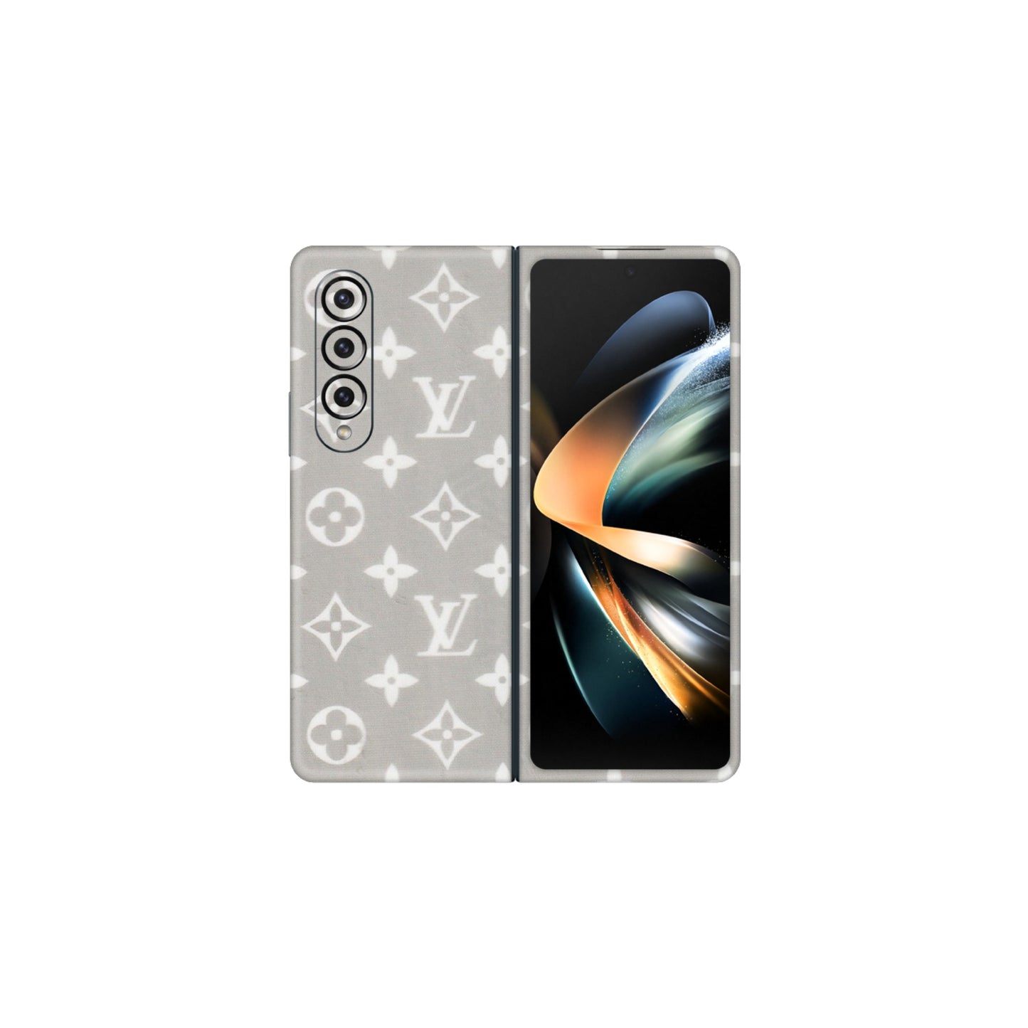 Samsung M/F/Note/Flip and C Phone Skins (All Models) - Luxury Brands Logo - Transparent Finish (T-07) Samsung Galaxy Z Fold 4