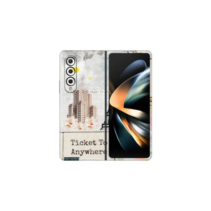 Samsung M/F/Note/Flip and C Phone Skins (All Models) - Travel Memories - Transparent Finish (T-09) Samsung Galaxy Z Fold 4