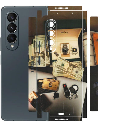 Samsung M/F/Note/Flip and C Phone Skins (All Models) - Luxury Lifestyle - Transparent Finish (T-11) Samsung Galaxy Z Fold 4